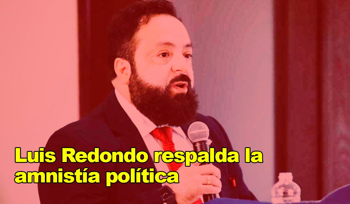 Luis Redondo respalda la amnistía política